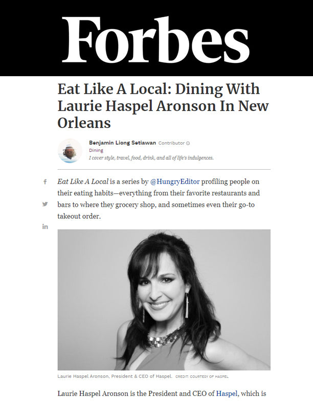Eat Like A Local | FORBES | DECEMBER 2019