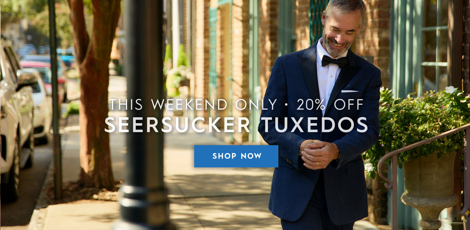 20% OFF Seersucker Tuxedos