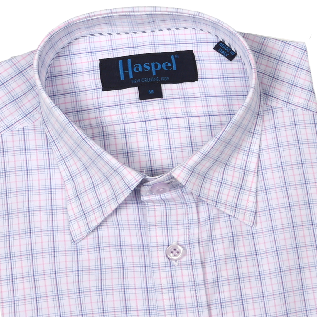 Treme Blue & Pink Plaid Long Sleeve Shirt