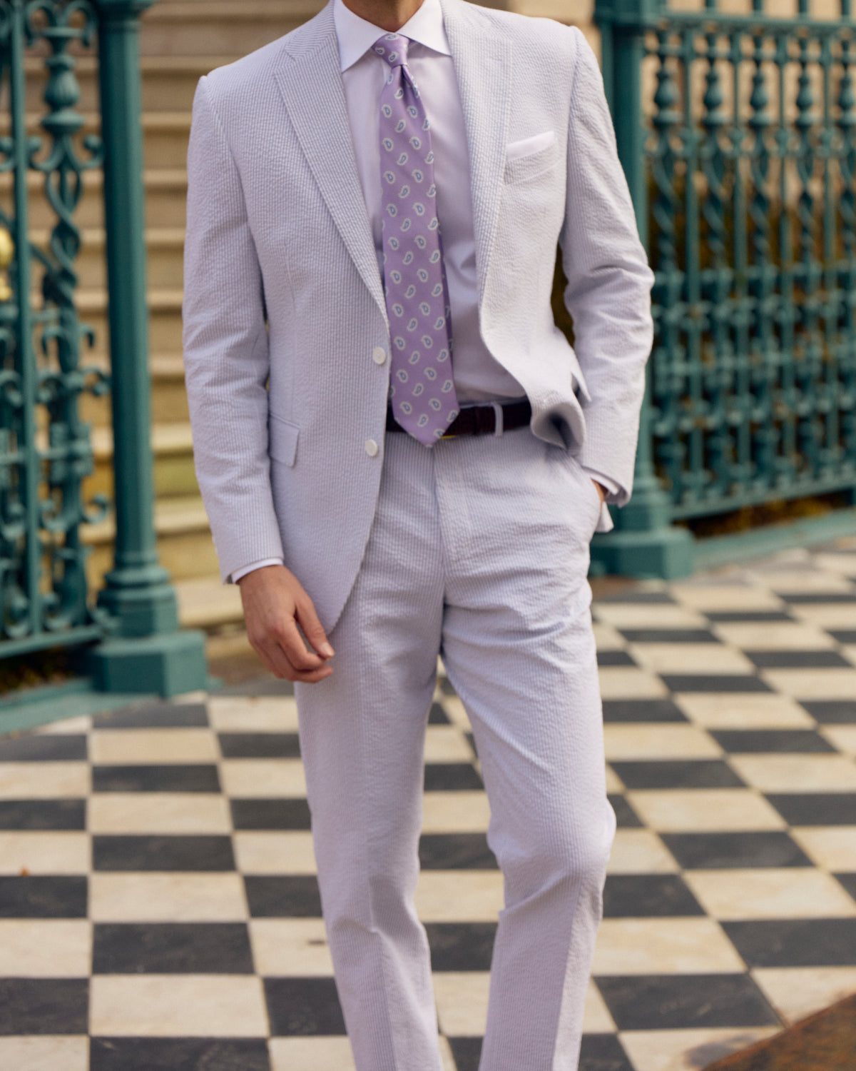 Granite Gray Seersucker Sport Coat | Seersucker Suit Separates