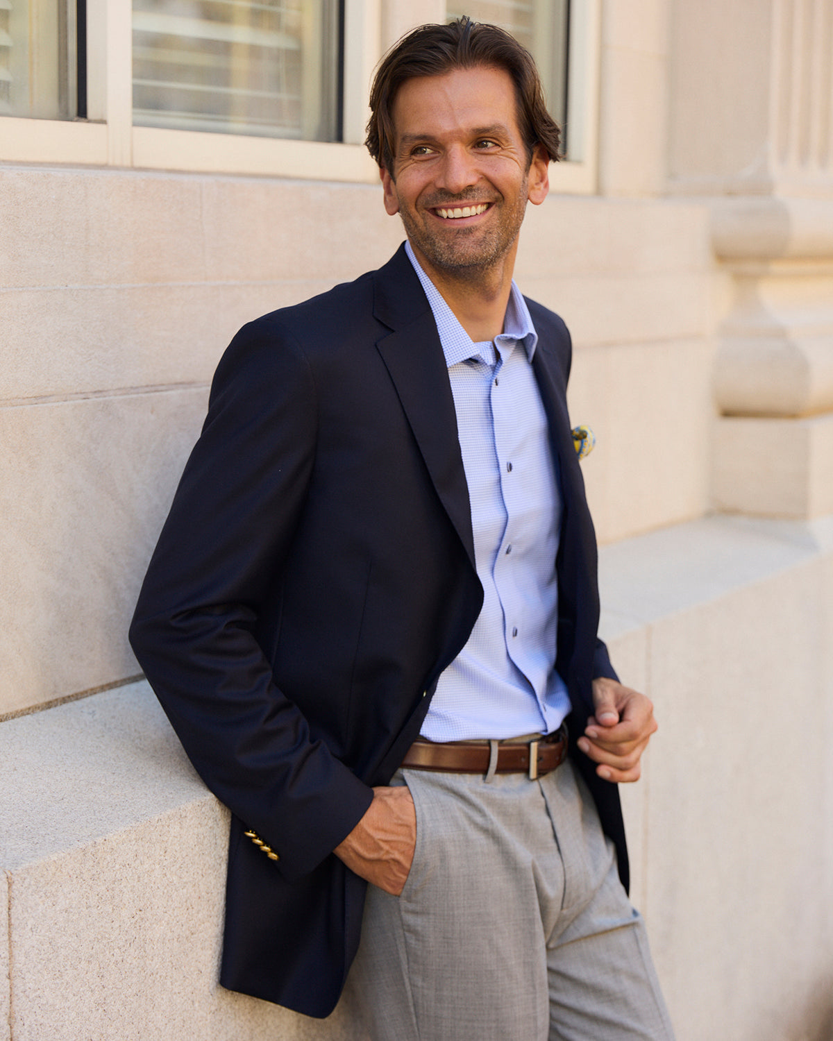 Audubon Classic Navy Blazer