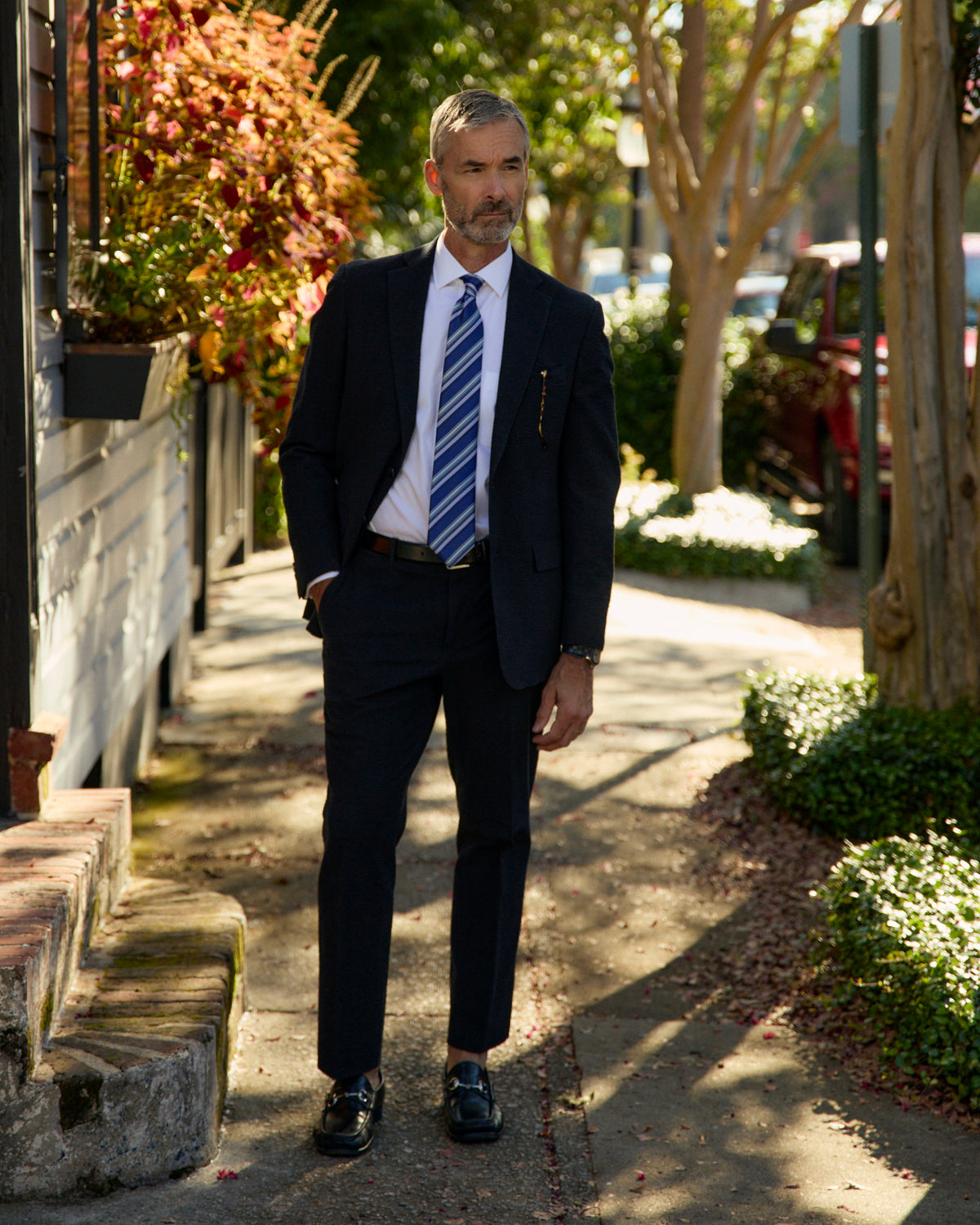 Black Pepper Seersucker Stretch Sport Coat