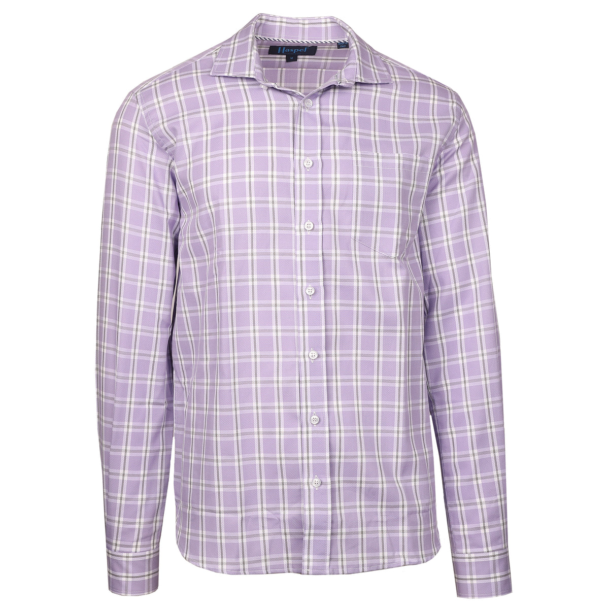 Audubon Purple Textured Plaid
