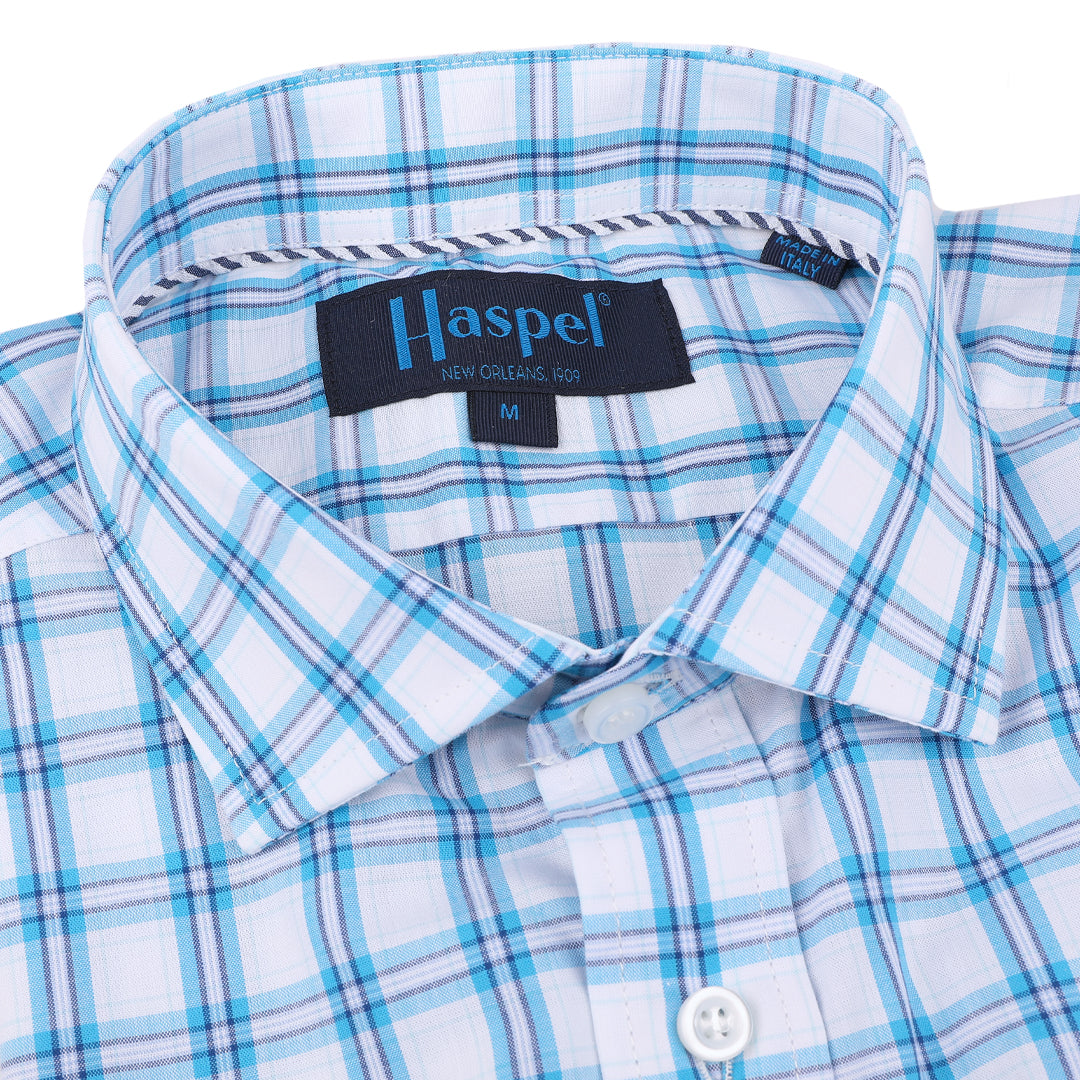 Audubon Teal & White Plaid