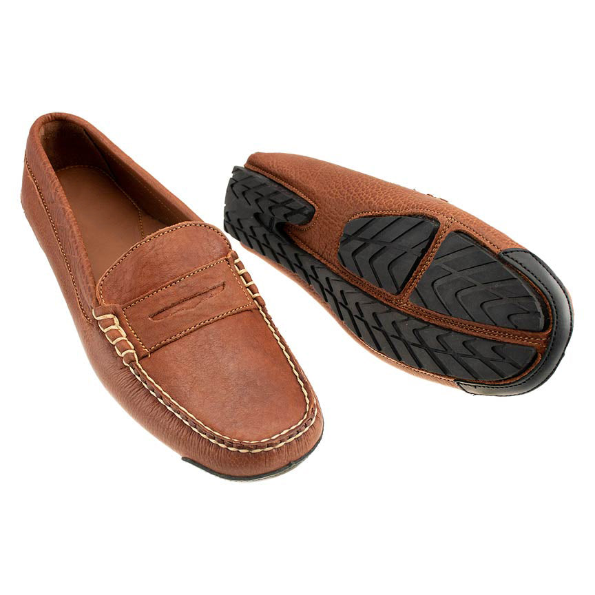 *** FINAL SALE *** Haspel x T.B. Phelps Augusta Penny Driver in Bison - Tan