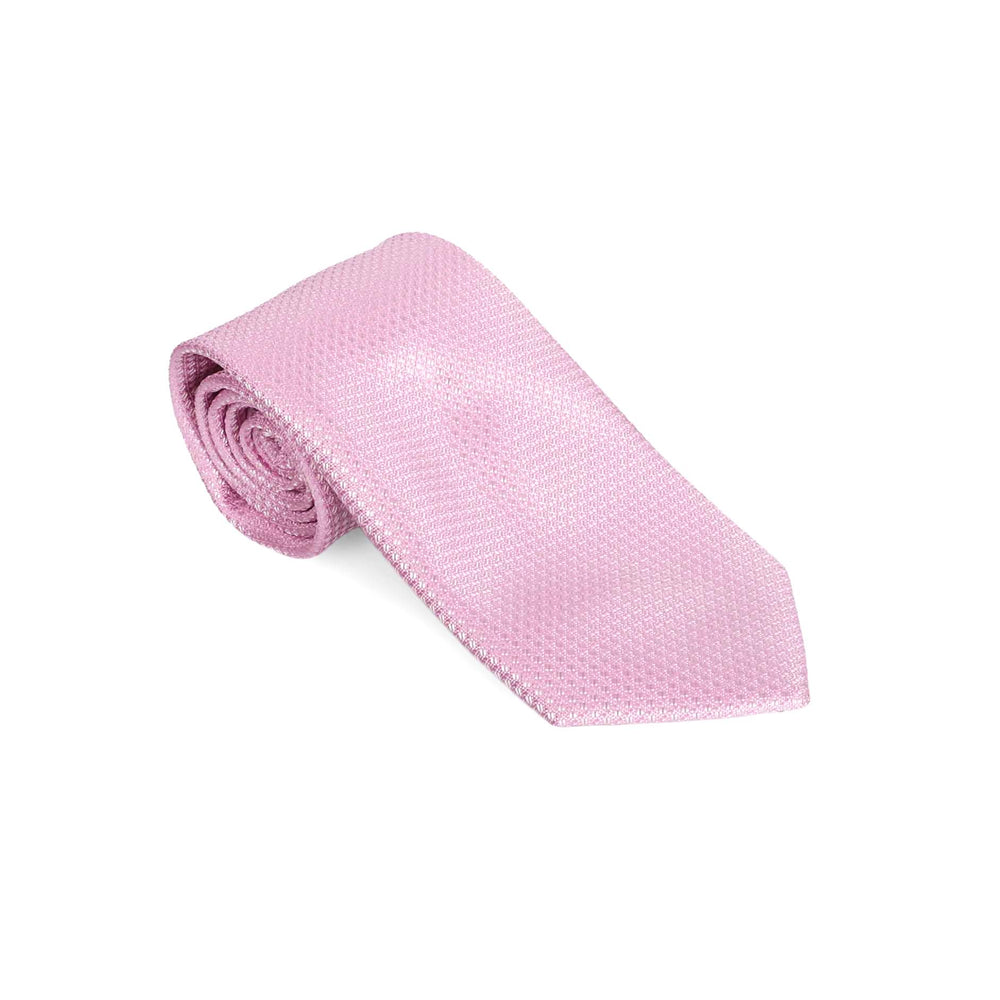 Solid Pink Grenadine Tie
