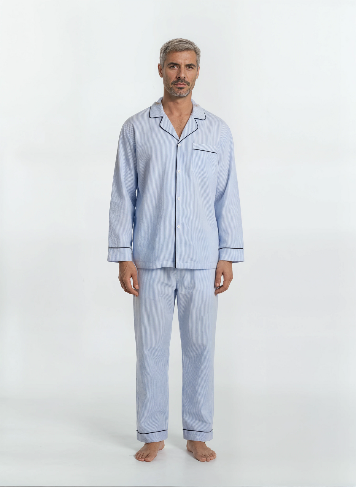 Serene Seersucker Pajama