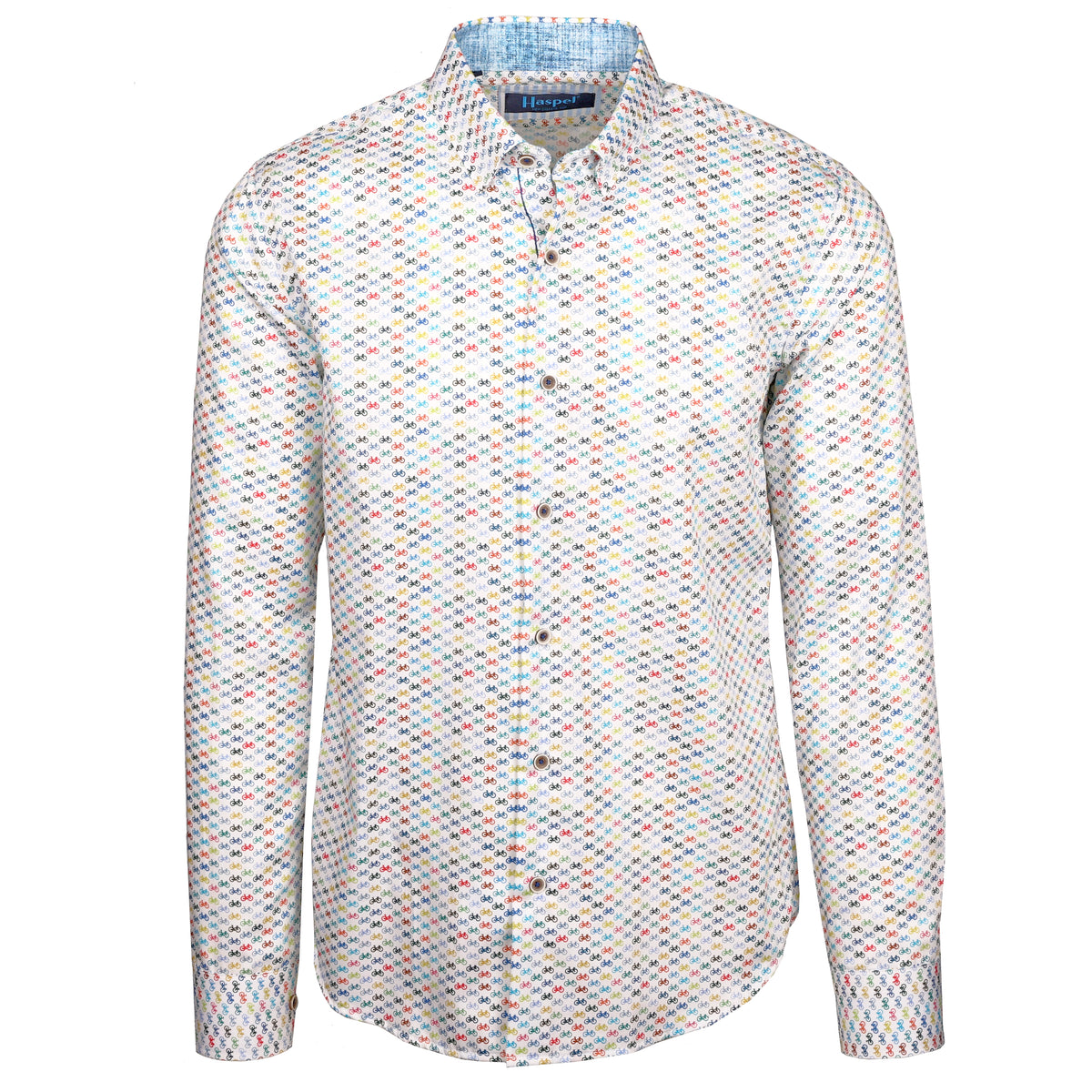 Bilbao Multi-Color Bikes Long Sleeve Shirt