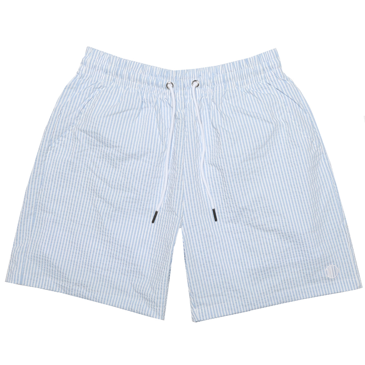 Sherwood Lt. Blue Seersucker Stretch Swimsuit