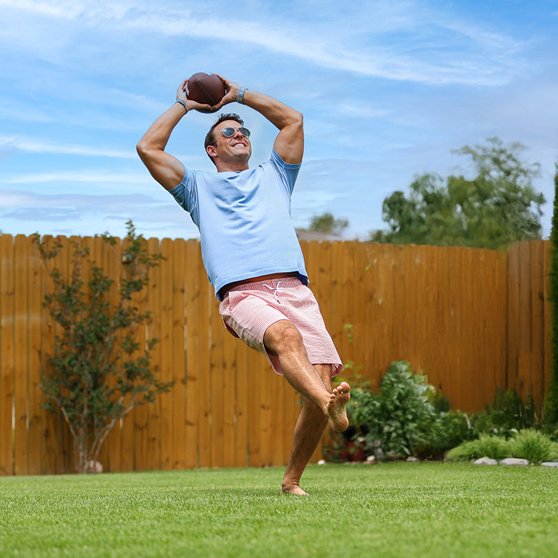 Luxe Lt. Blue V-Neck T-Shirt