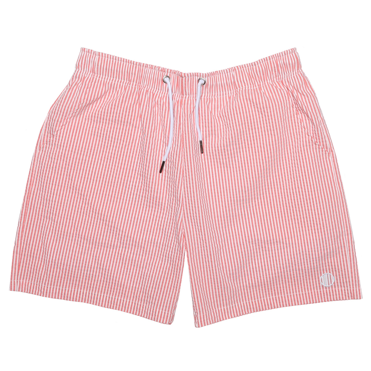 Sherwood Coral Seersucker Stretch Swimsuit