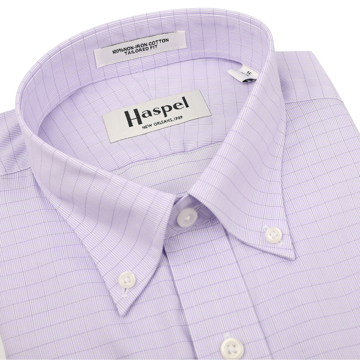 Howard Lavender Grid Dress Shirt