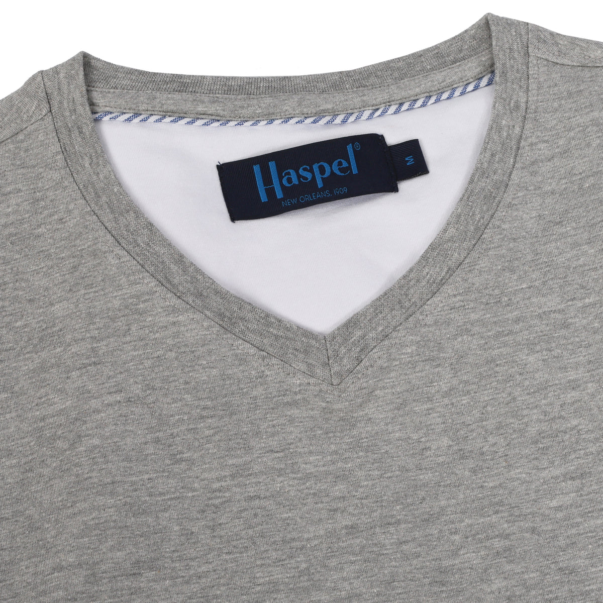 Luxe Grey V-Neck T-Shirt