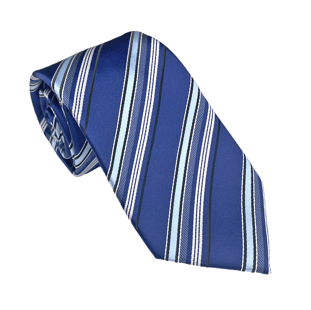 Navy & Blue Rep. Stripe Tie