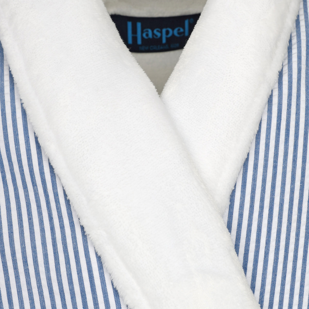 Sussex II Plush Lined Seersucker Robe - One Size