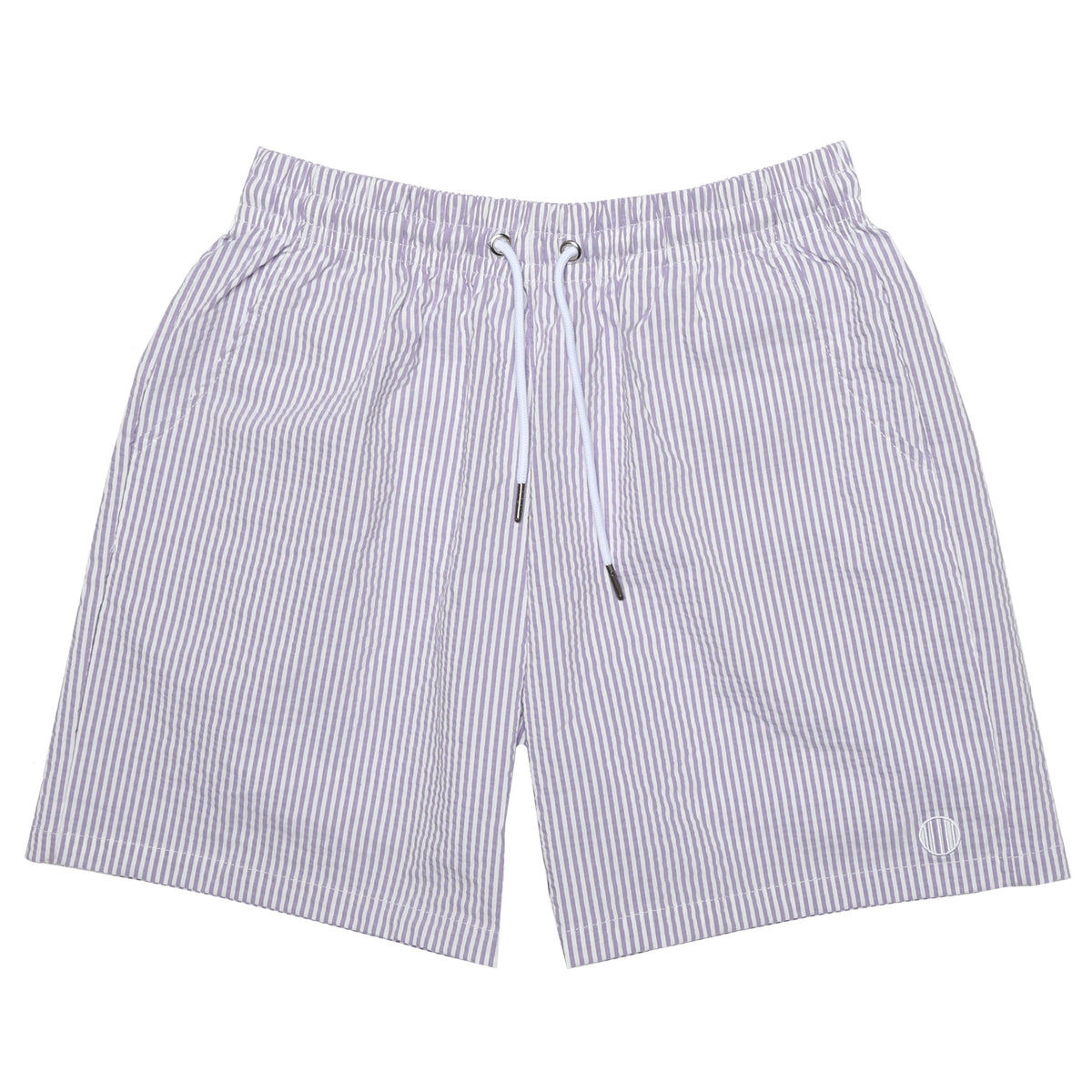 Sherwood Purple Seersucker Stretch Swimsuit