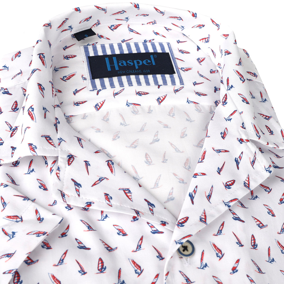 Clio Sailboats Short Sleeve Shirt