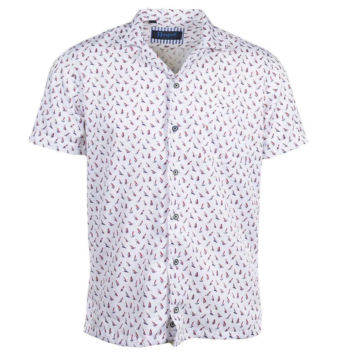 Clio Sailboats Short Sleeve Shirt