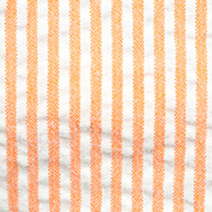 Satsuma Orange Seersucker