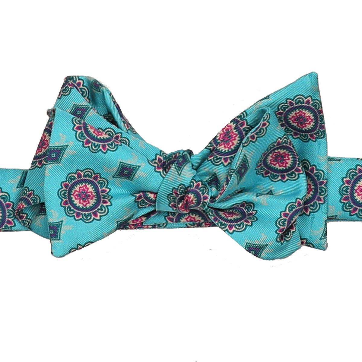 Teal Medallion Bowtie
