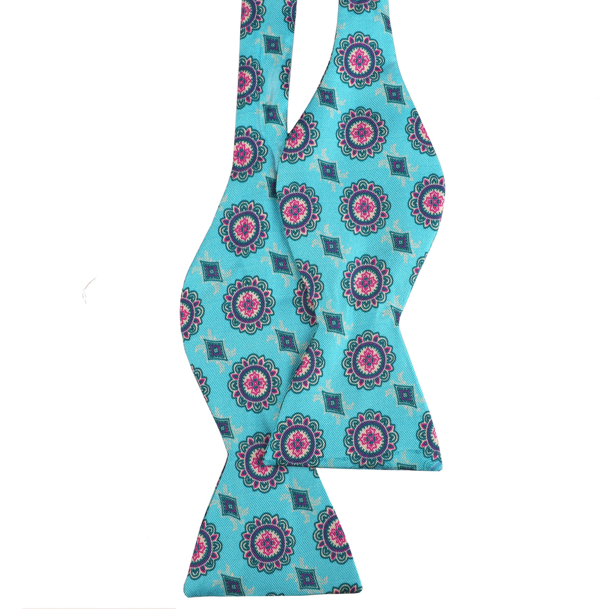 Teal Medallion Bowtie