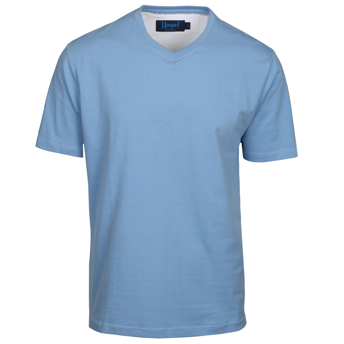 Luxe Lt. Blue V-Neck T-Shirt
