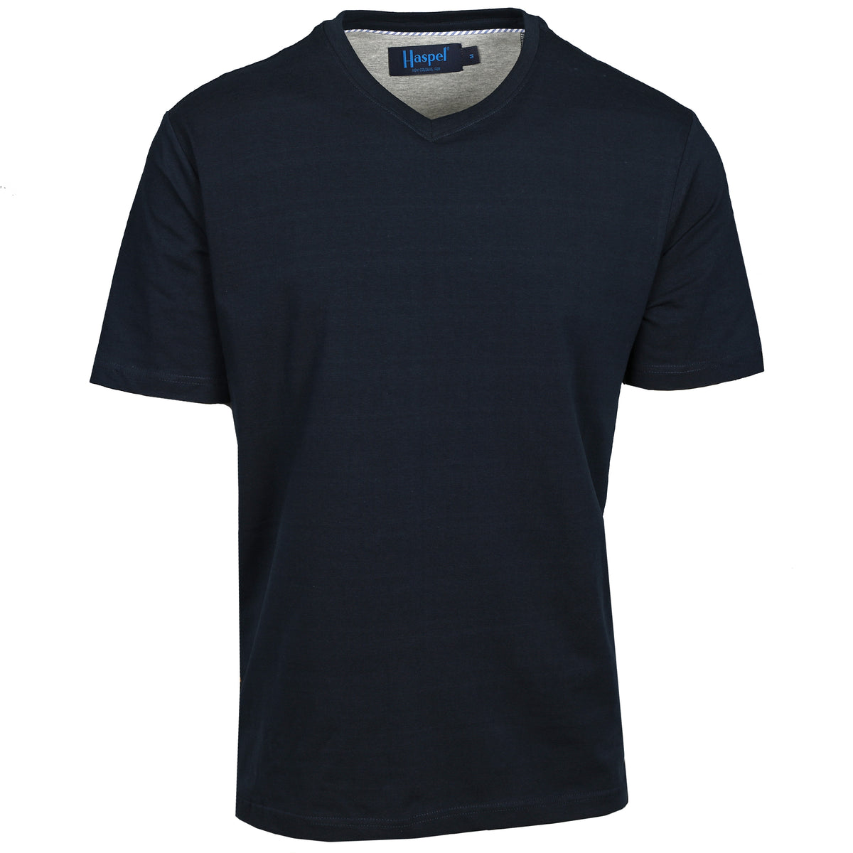 Luxe Navy V-Neck T-Shirt
