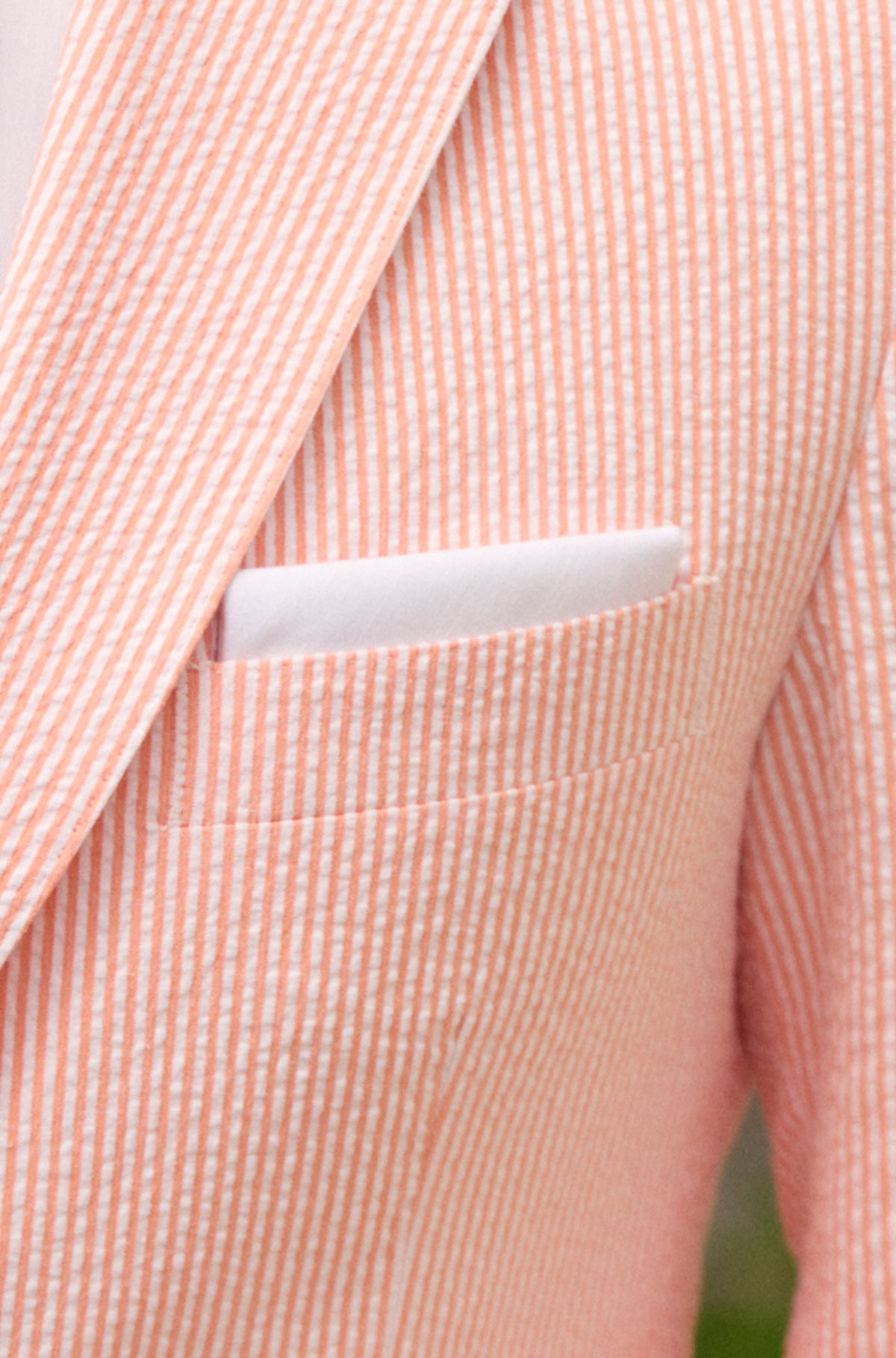 Satsuma Orange Seersucker Sport Coat | Seersucker Suit Separates