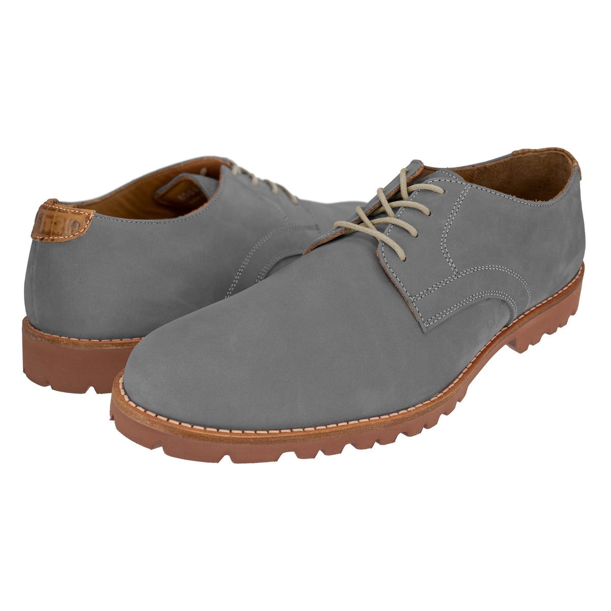 *** FINAL SALE *** Haspel x T.B. Phelps Grey Otis Nubuc Sport Oxford