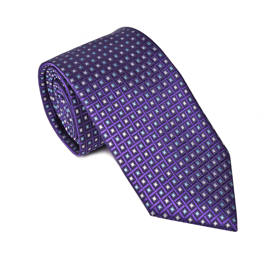 Purple Diamonds Tie