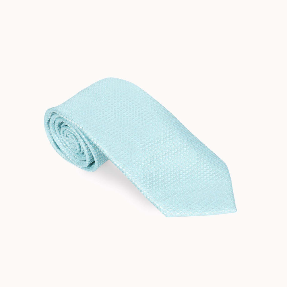 Solid Teal Grenadine Tie