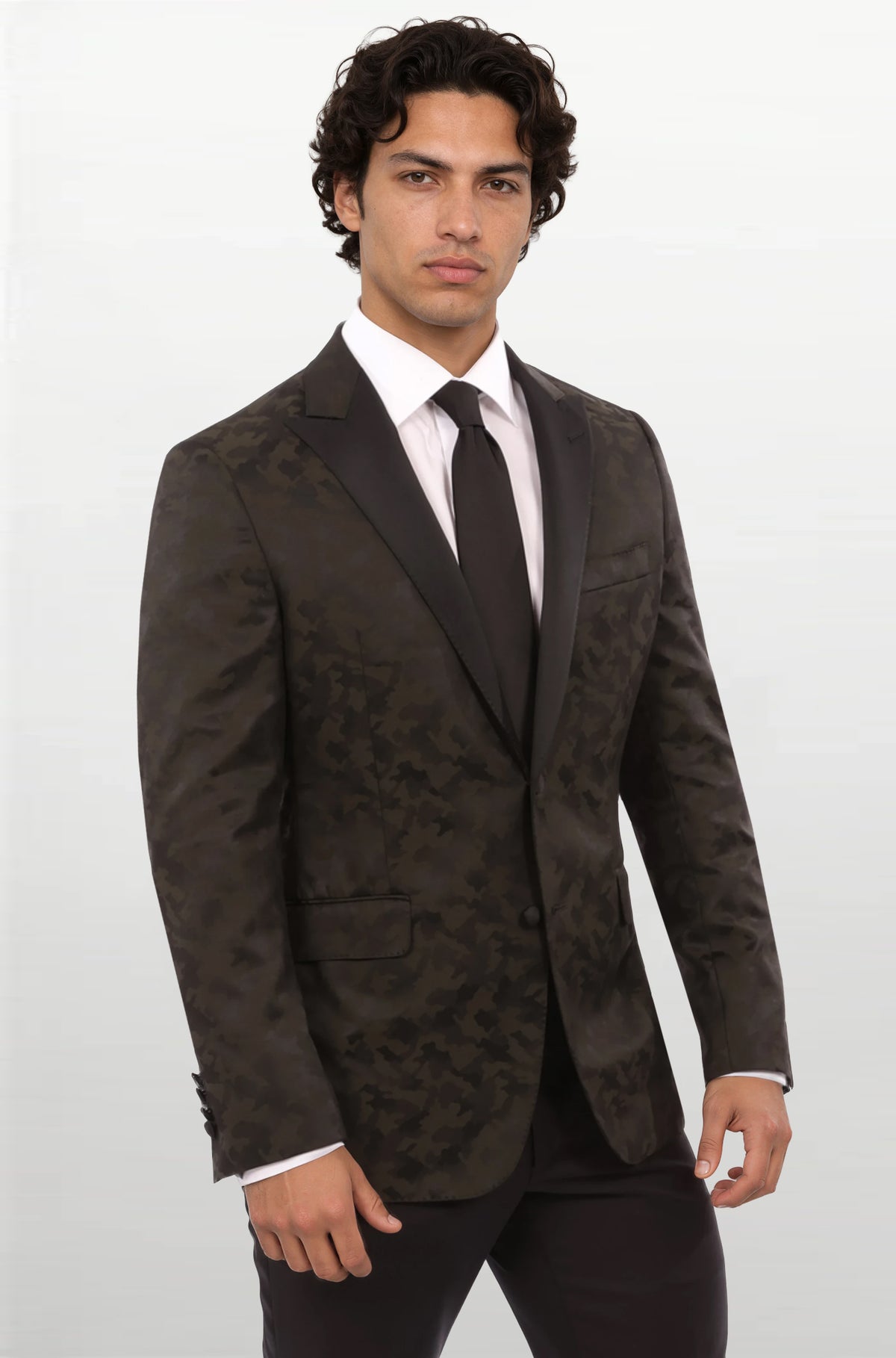 Toulouse Black/Olive Camo Dinner Jacket