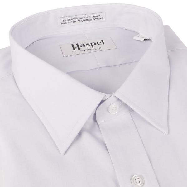 Grey Silver Solid Dress Shirt | Men's Dress Shirts | Haspel Grey Silver Solid Dress Shirt | Men's Dress Shirts | Haspel