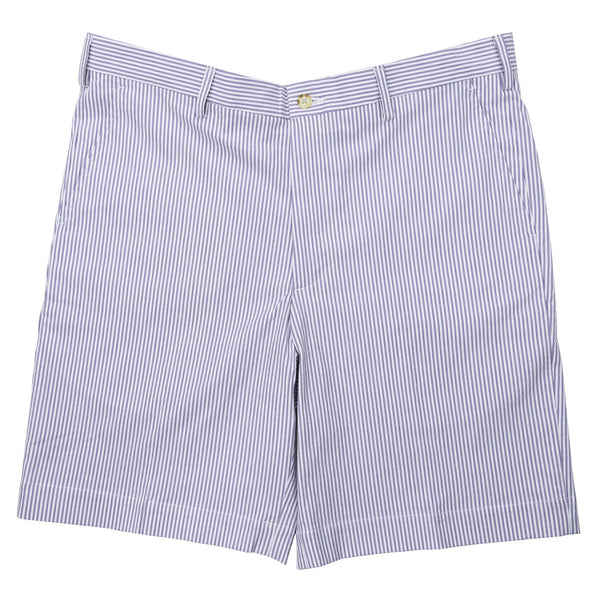 【ANGLAN】Seersucker Tuck Shorts Mens Summer Seersucker Slim Fit Suit Shorts Mens Causal