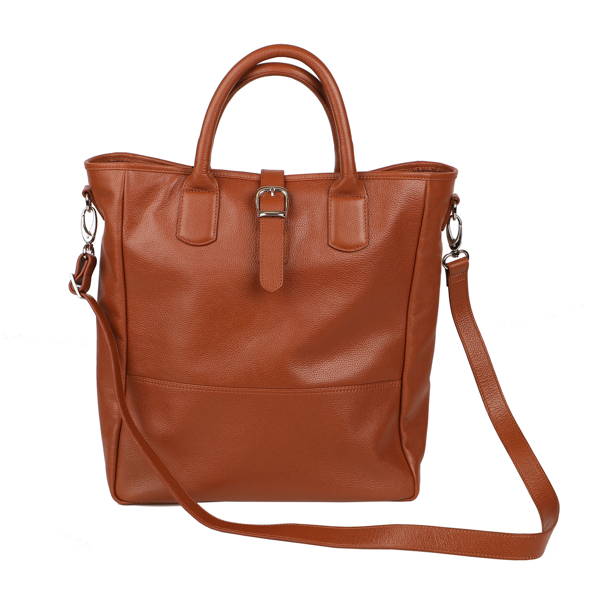 Leather British Tan Smart Tote