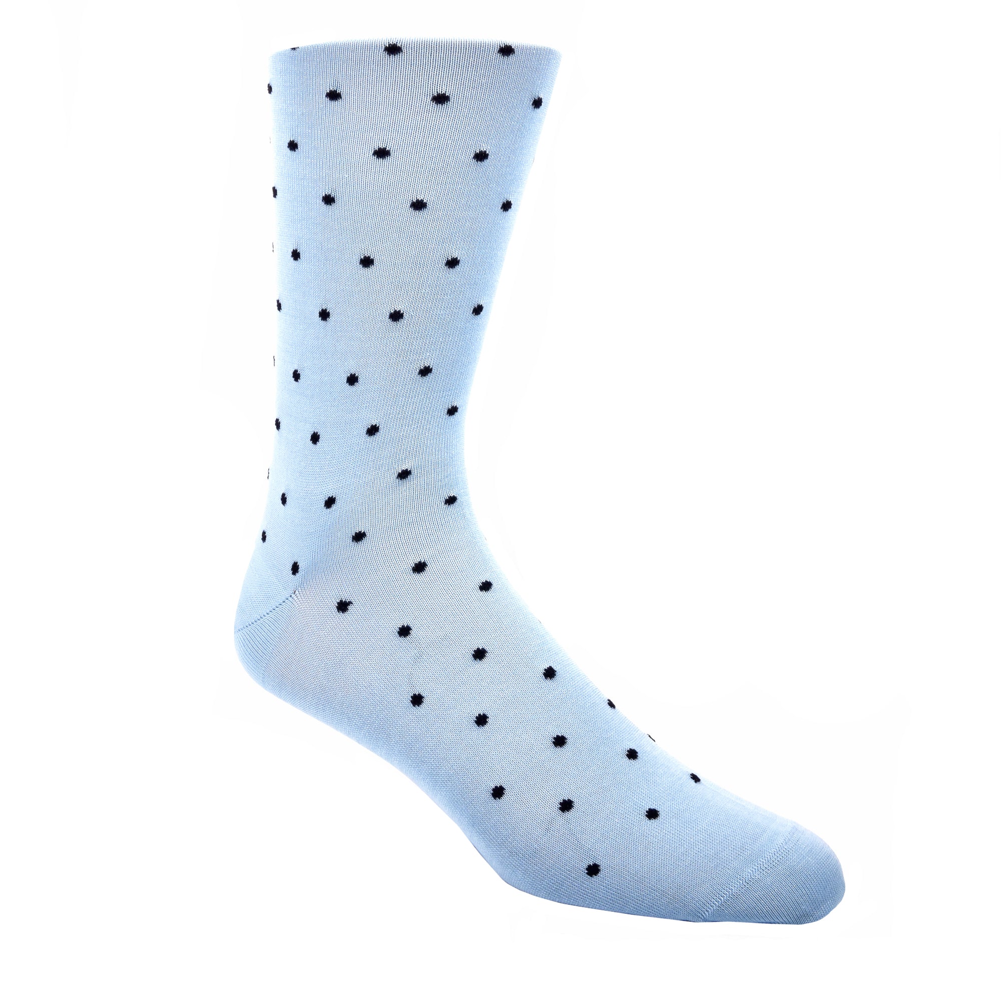 Dots on dots on dots. Life is too short to wear boring socks! #damnright  70% Mercerized Cotton 29% Nylon 1% Spandex Fits Size 8-12 Machine Washable Made in the USA