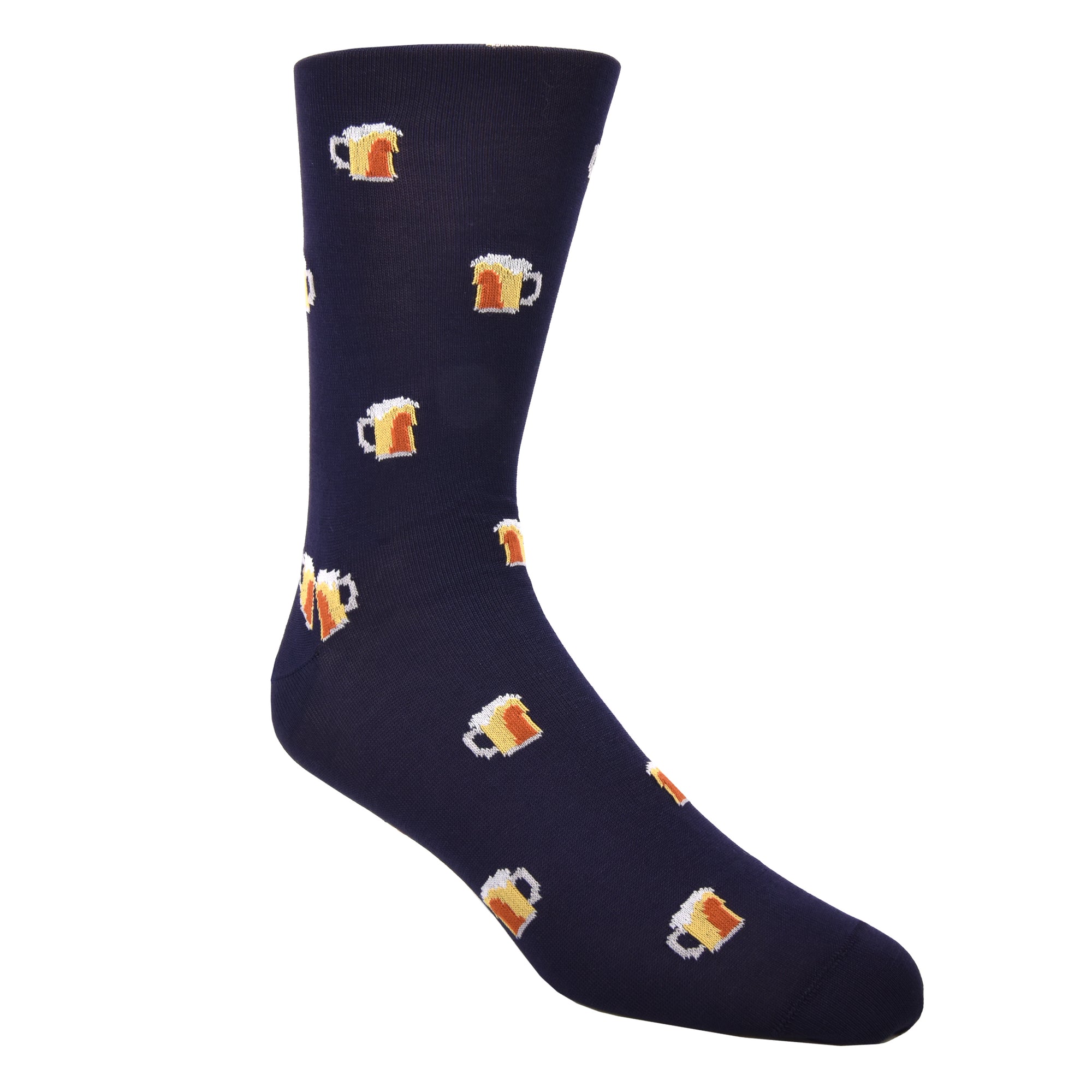 Celebrate the best hour of the day in happy hour sock style. Life is too short to wear boring socks! #damnright 70% Mercerized Cotton 29% Nylon 1% Spandex Fits Size 8-12 Machine Washable Made in the USA