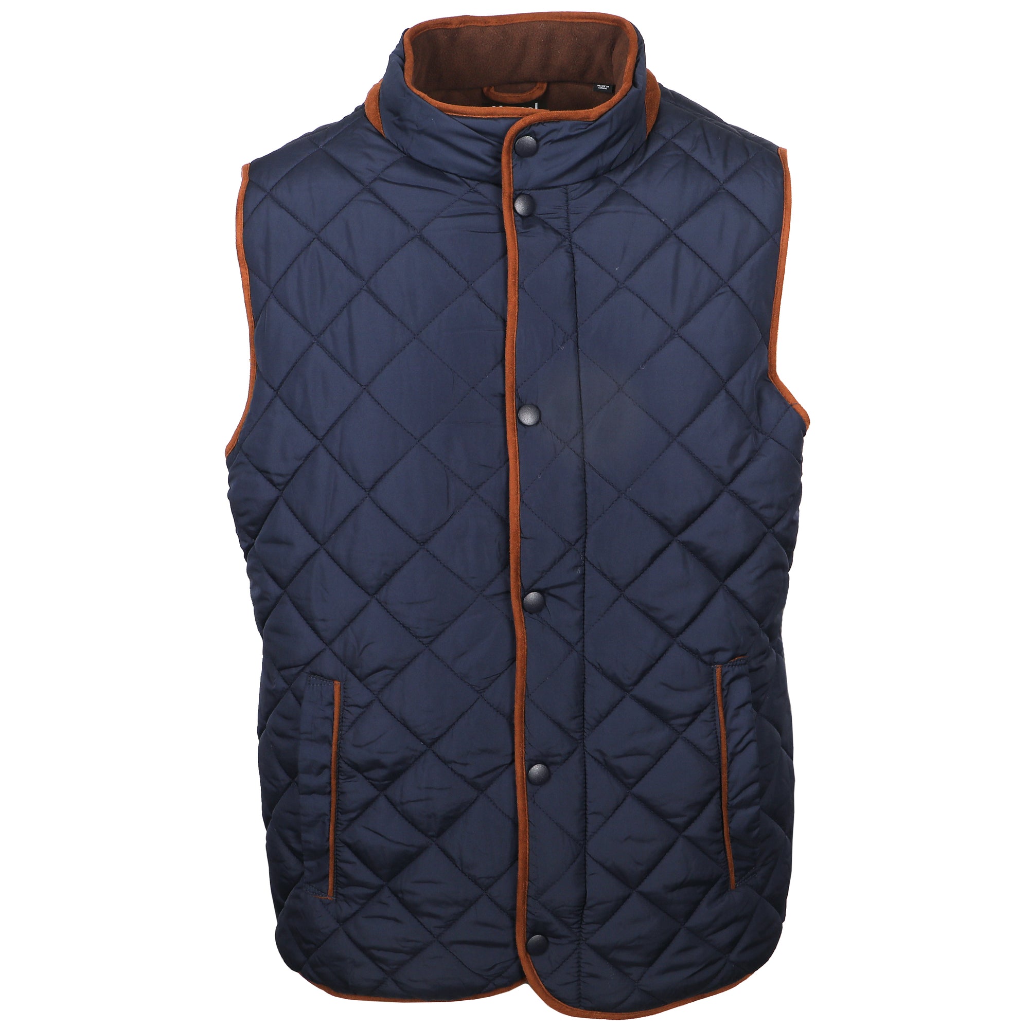 Saturday morning to Saturday night, The Sportsman was designed with interior pockets for all your gear. Get ready for sports and good times!   100% Polyester Vest  •  Quilted Shell & Warm Fleece Interior  •  Full Front Zip with Snap Button Closure  •  Four Inside Pockets  •  Machine Wash - lay flat or hang to dry  •  Imported
