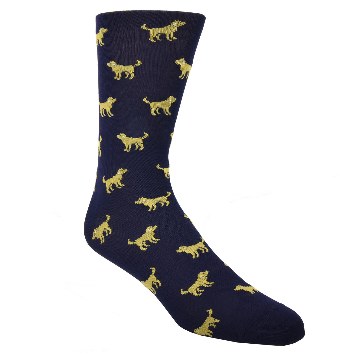An homage to man's best friend, perfect for your barking dogs. Life is too short to wear boring socks! #damnrightAn homage to man's best friend, perfect for your barking dogs. Life is too short to wear boring socks! #damnright 70% Mercerized Cotton 29% Nylon 1% Spandex Fits Size 8-12 Machine Washable Made in the USA