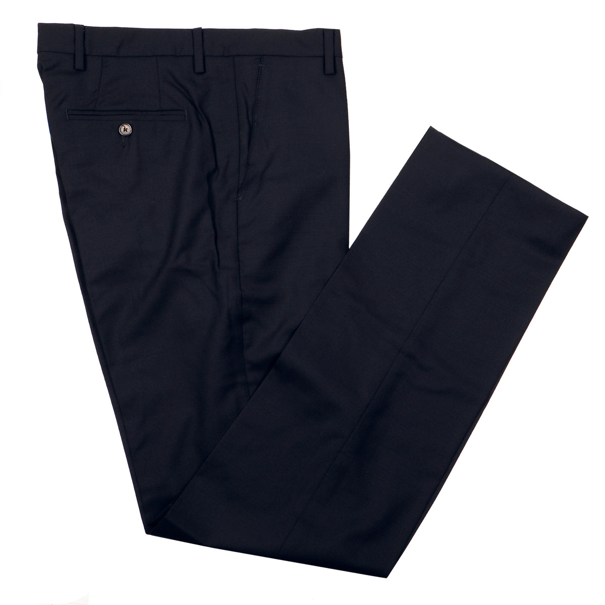 Gretna Navy Tropical Wool Trousers