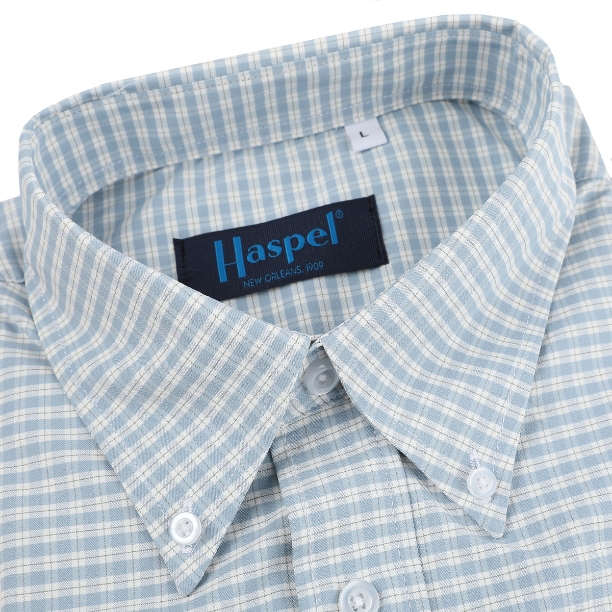 *** FINAL SALE *** Performance Lt. Gray Mini Check