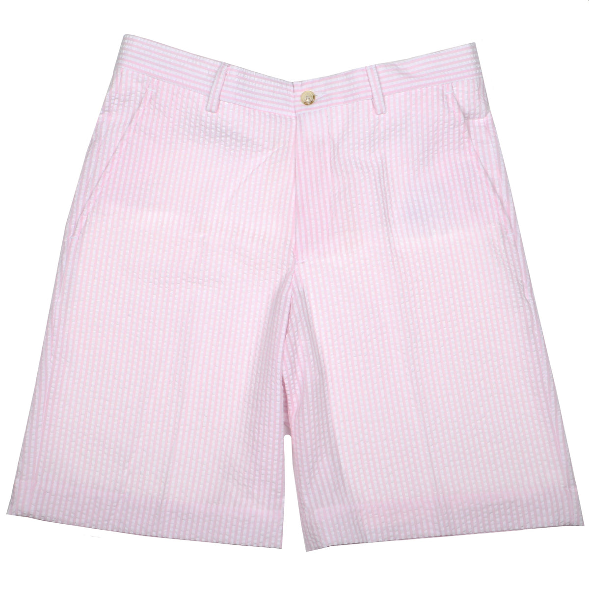 Felicity Pink & White Seersucker Shorts