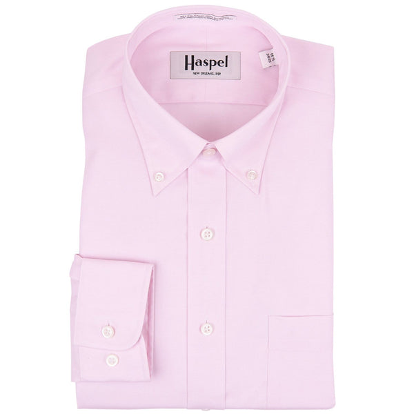 Dauphine Pink (Regular Fit) Pinpoint Oxford Dress Shirt