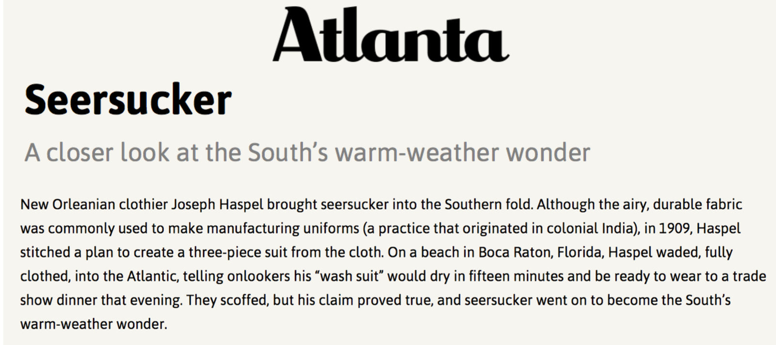 ATLANTAMAGAZINE.COM - MAY 2017