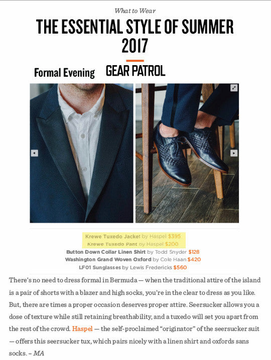 GEAR PATROL - MAY 2017