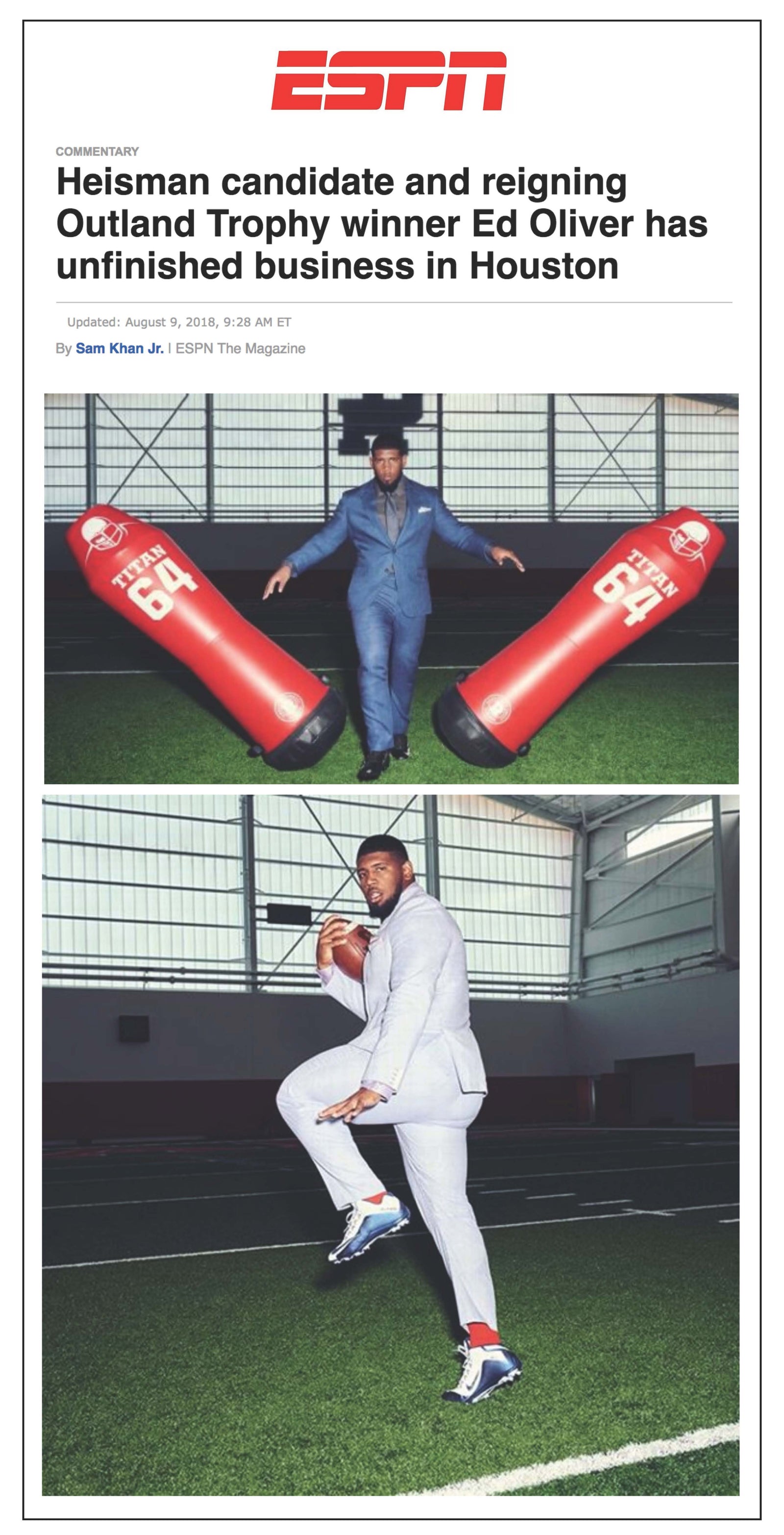 ESPN MAGAZINE - AUGUST 2018