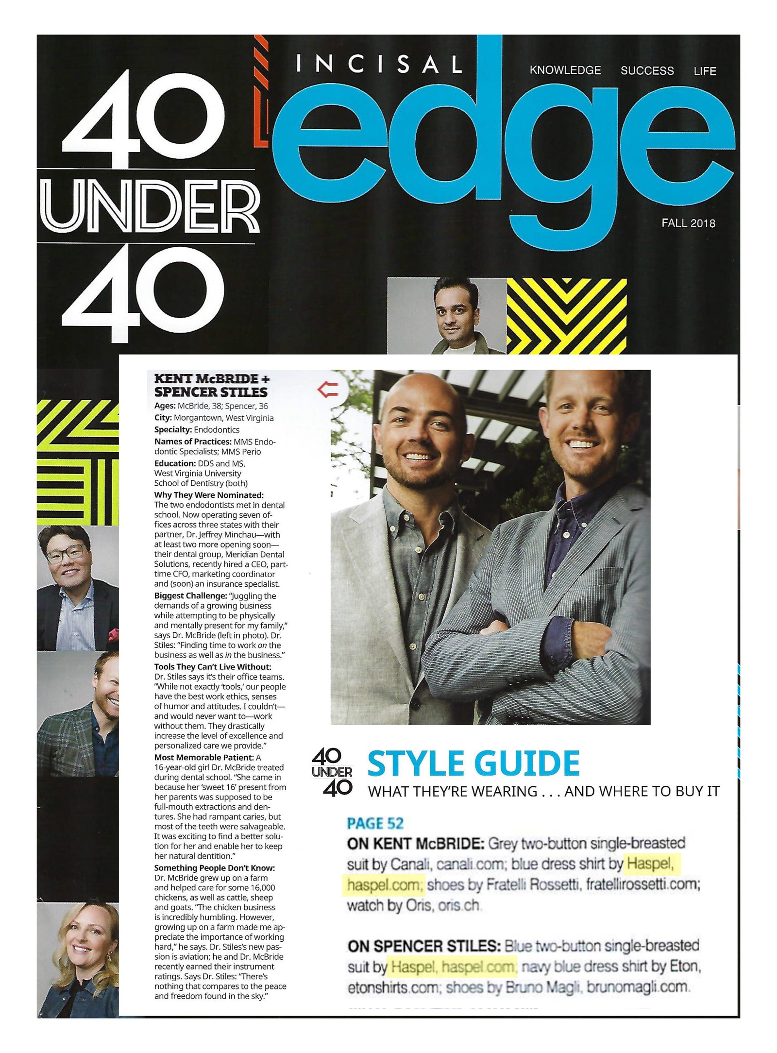 Haspel Conery Midnight Shirt & Blue Seersucker Feature | INCISAL EDGE | OCTOBER 2018