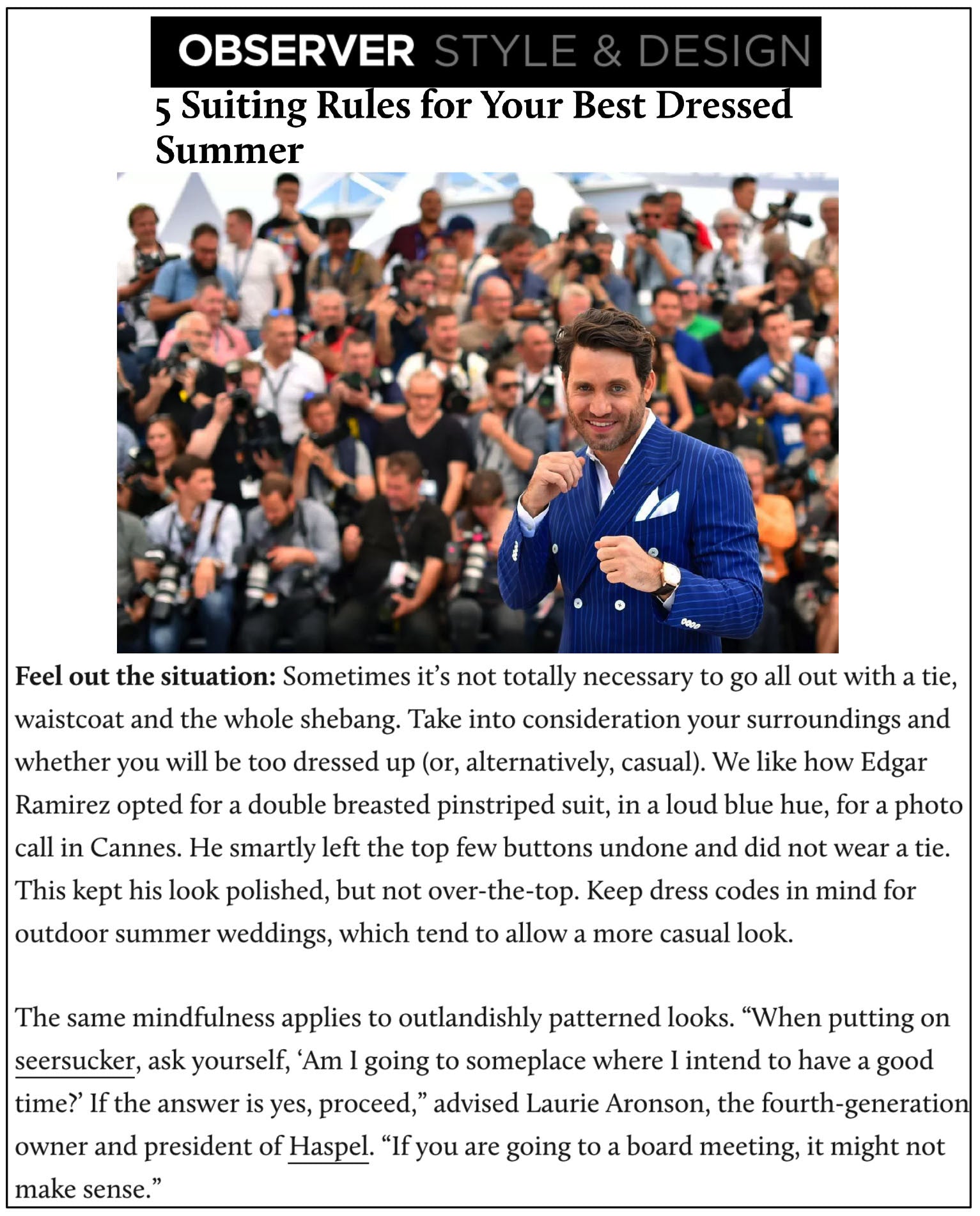 OBSERVER.COM - MAY 2016