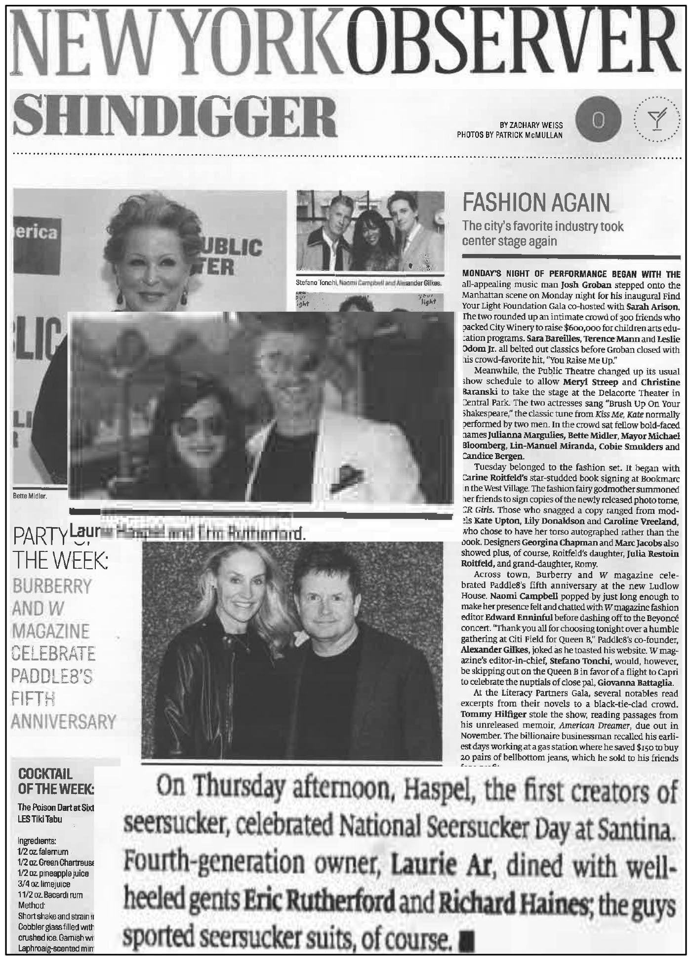 NEW YORK OBSERVER - JUNE 2016