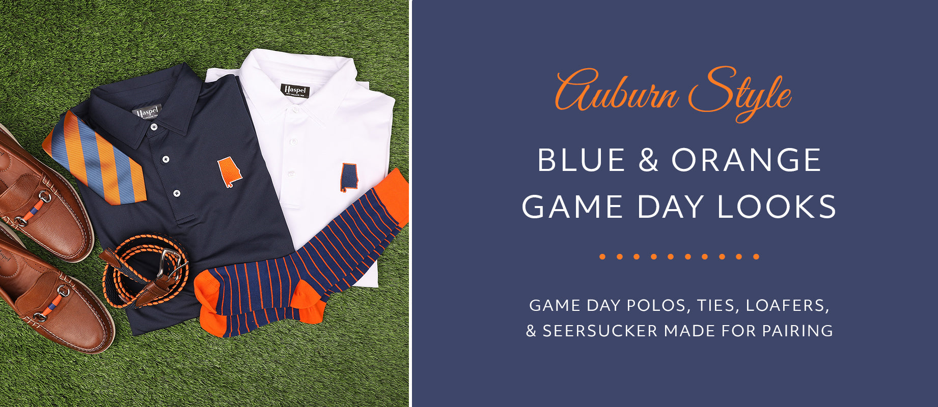 Auburn Style Blue & Orange